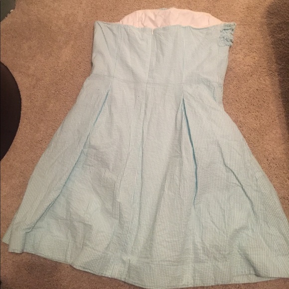 Lilly Pulitzer stripped blue dress - Picture 2 of 4