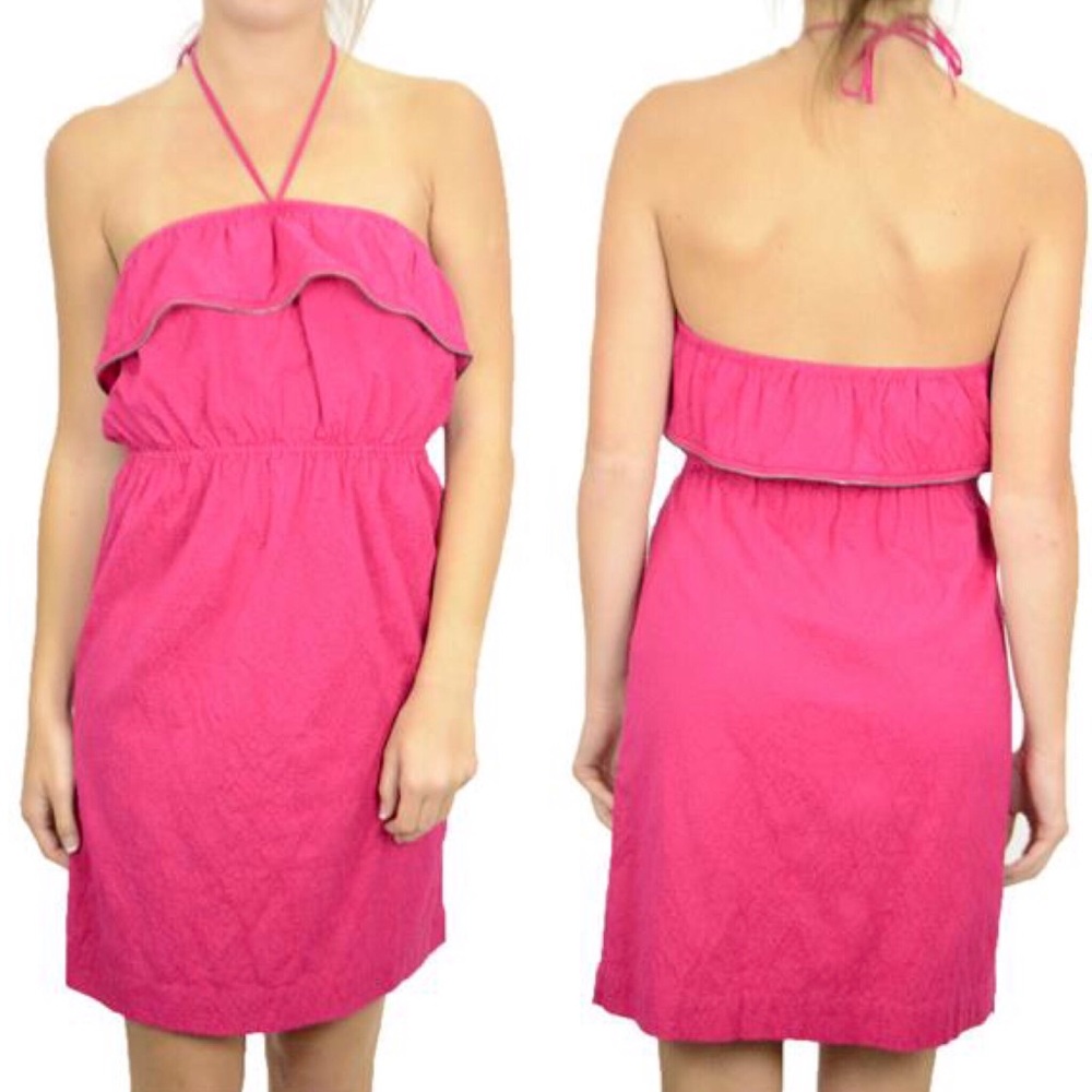 Juicy Couture Free Love Zipper Edge Ruffle Dress