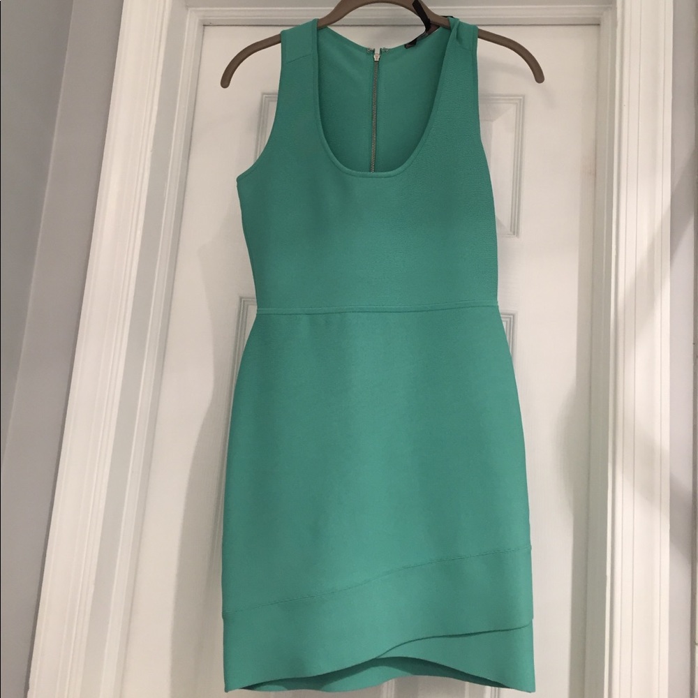 BCBG Tiffany Blue Stretch Dress