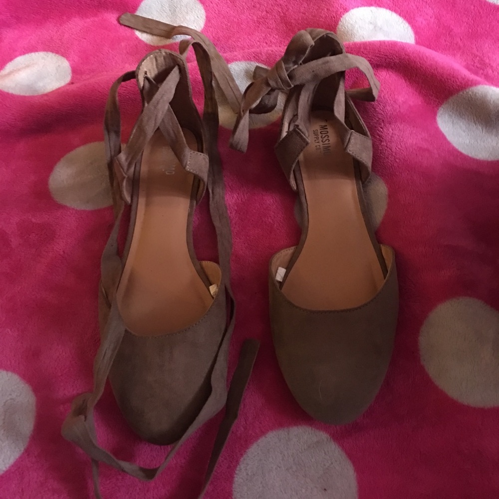 Taupe flats
