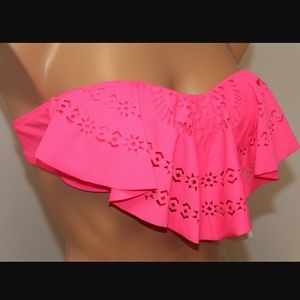 Strapless Pink Bikini Top