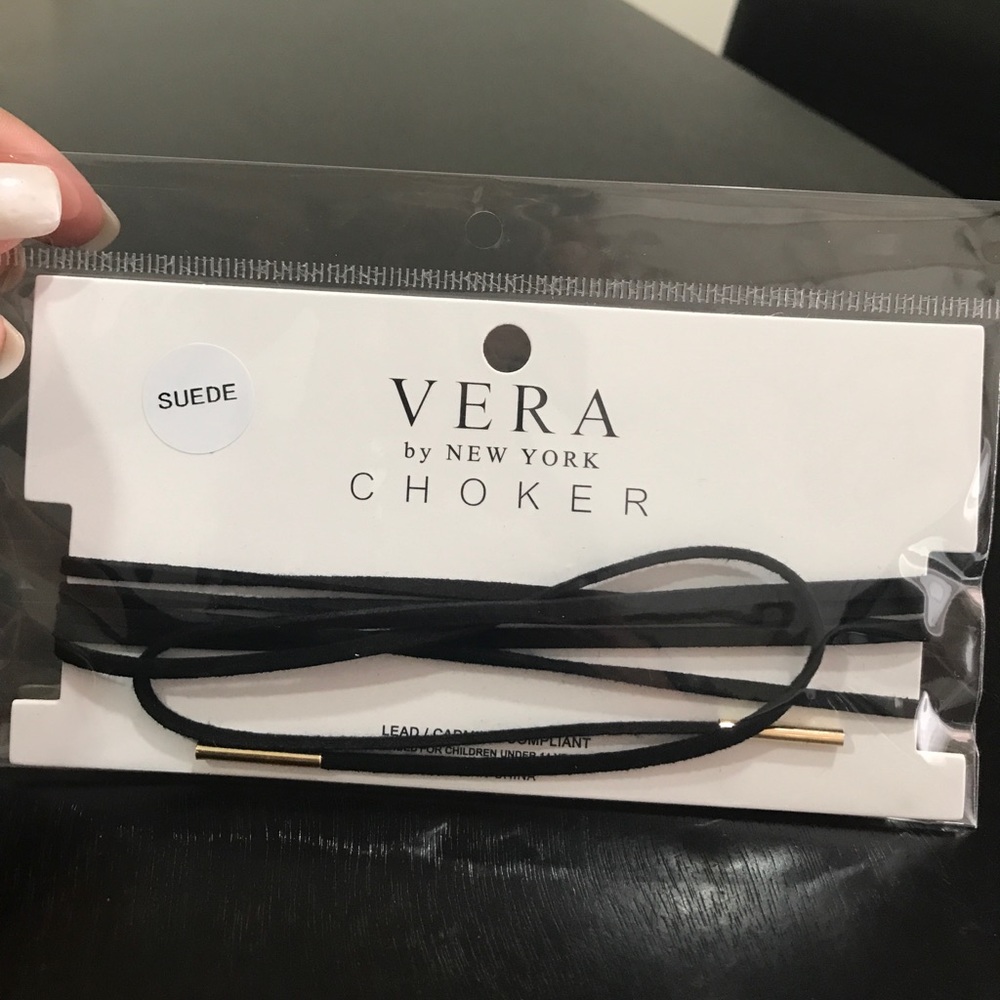 Black SUEDE choker
