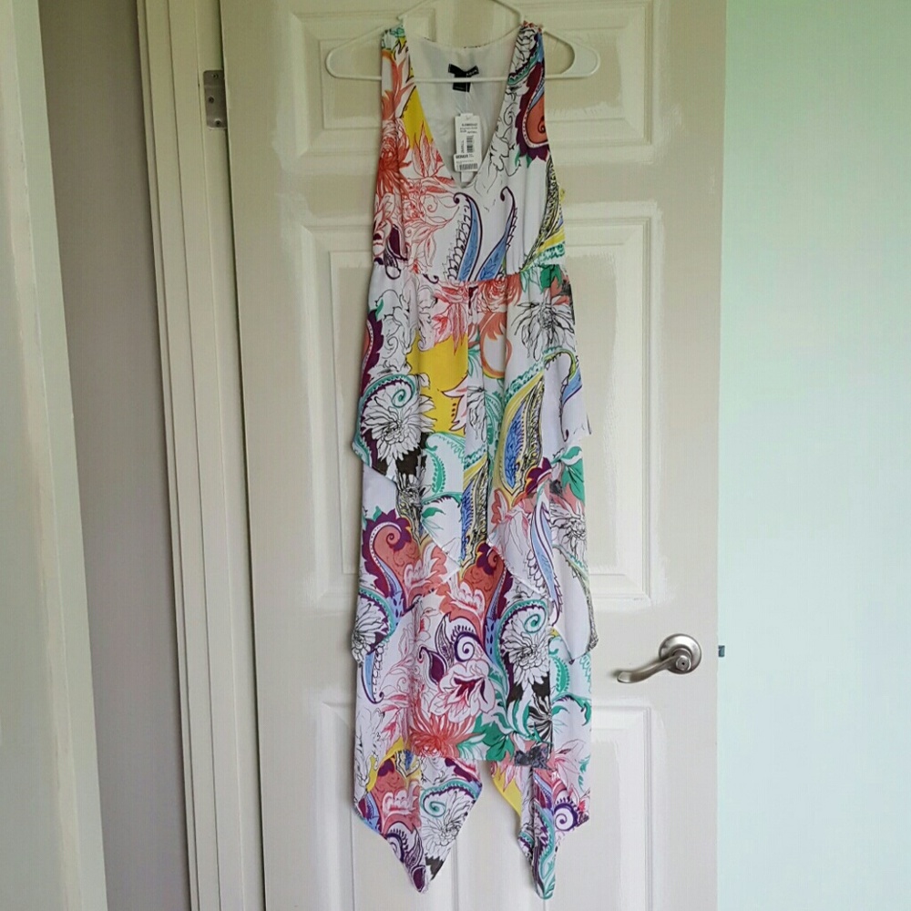 🌟 NWT🌟 AQUA Layered Maxi Dress