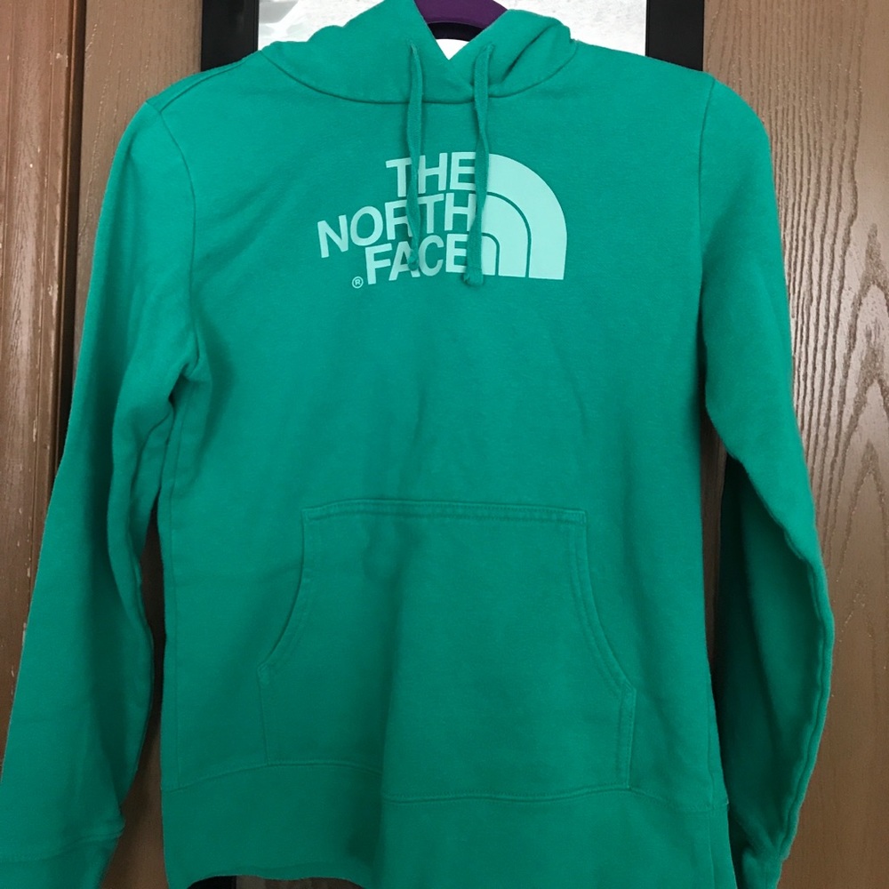 North Face hoodie.