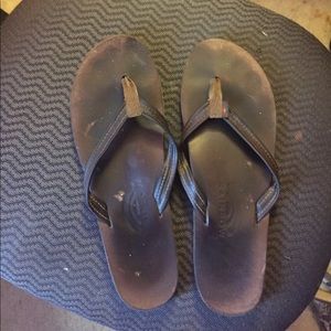 Rainbow Flip Flops sz 7.5-8.5