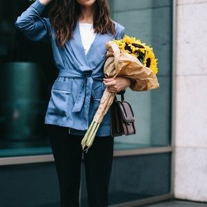 Beautiful light blue Pajama Blazer