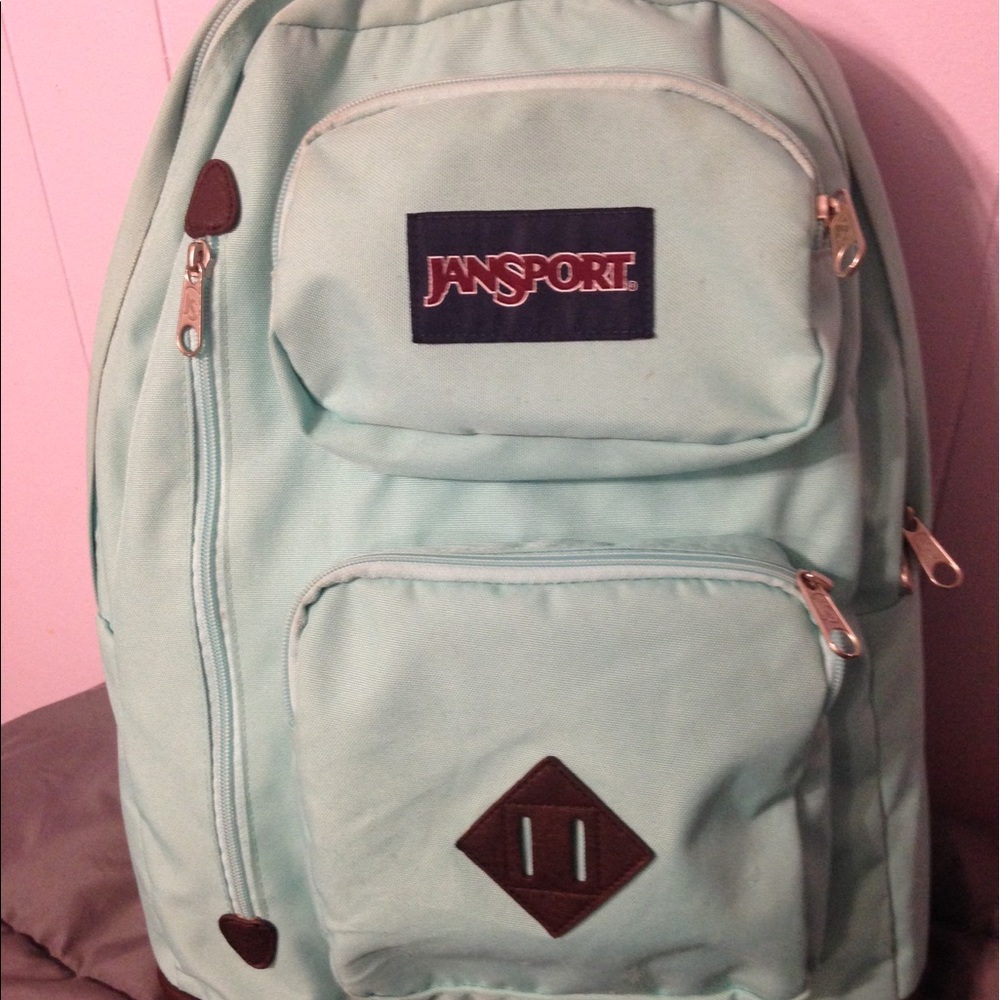 JANSPORT AQUA COLORED AUSTIN BACKPACK - Picture 4 of 6