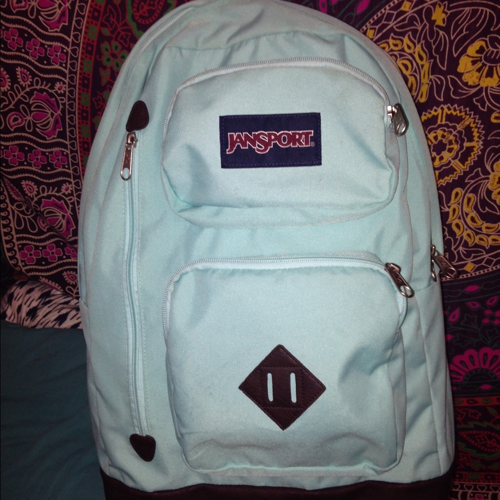 JANSPORT AQUA COLORED AUSTIN BACKPACK - Picture 5 of 6