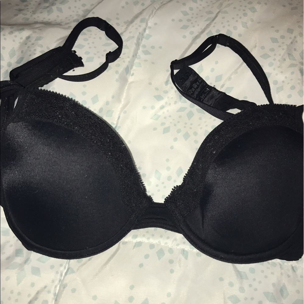 34B Push Up Bra with Lace Accent
