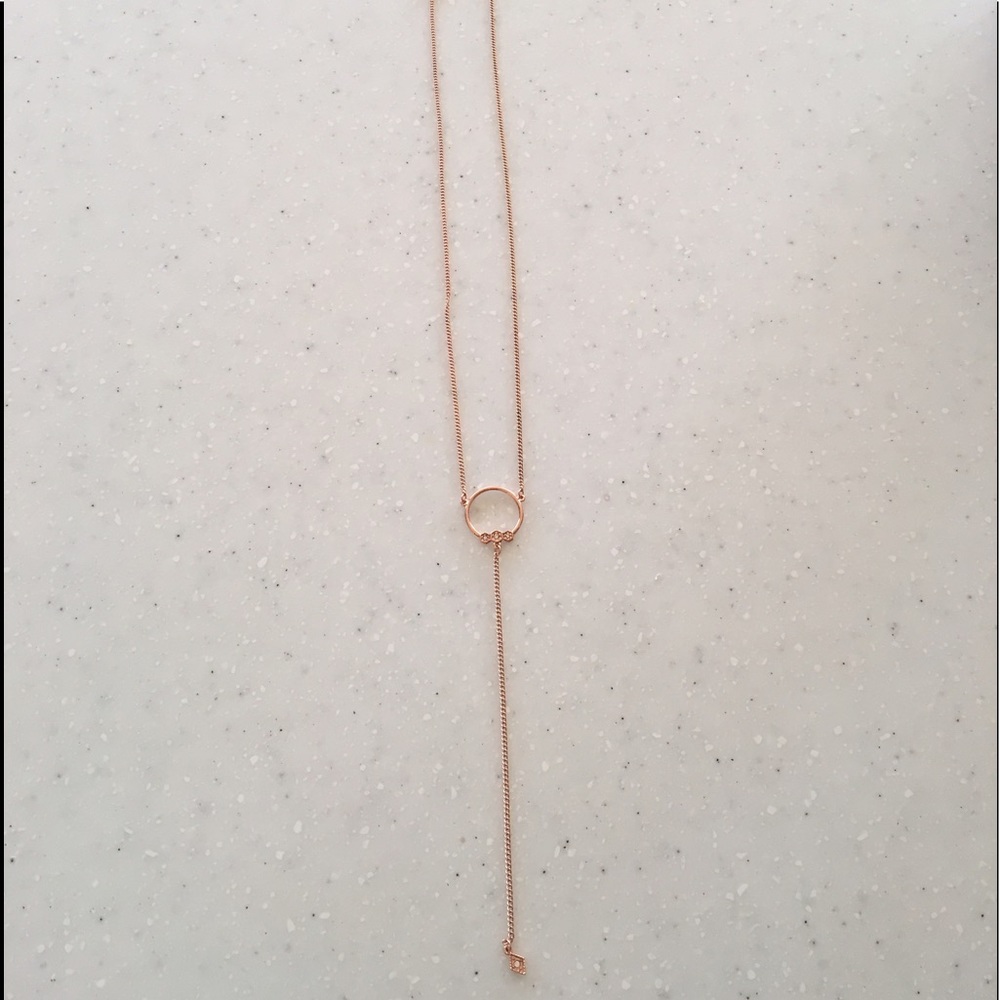 Luv Aj rose gold necklace