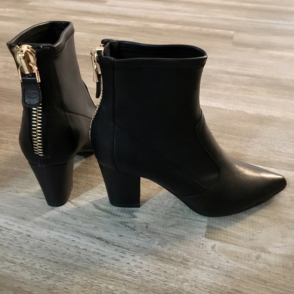 Asos Shoes - Ankle Boots Combat Black Shoes 37 7 Leather zipper