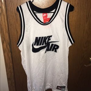 White Nike Air Jersey