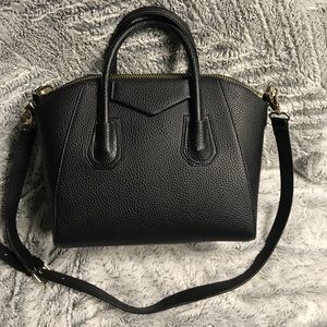 Leather cross body bag