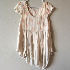 Free People babydoll shirt