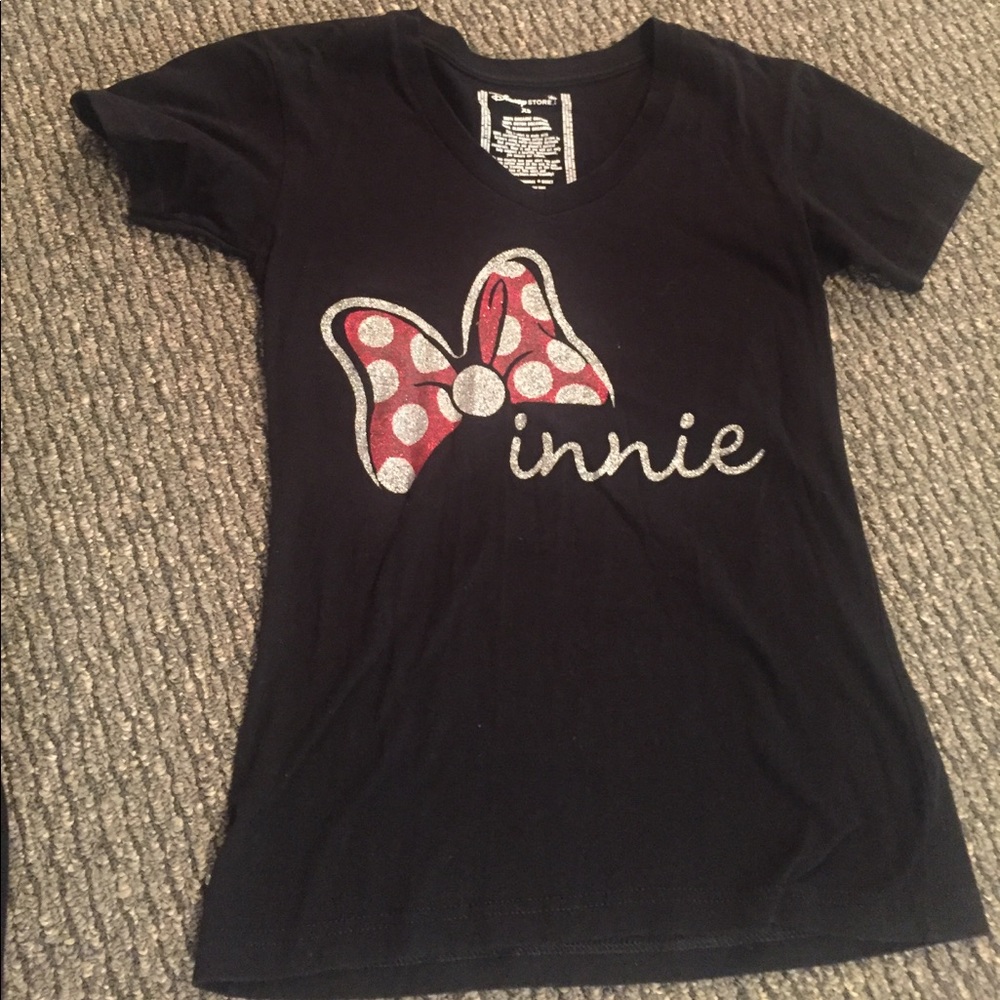Minnie Mouse Sparkly V-Neck