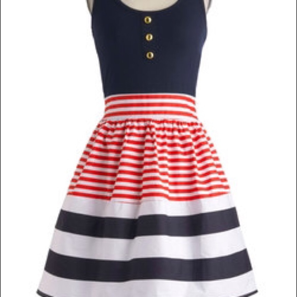 ModCloth -- Schooner Said Than Done Dress