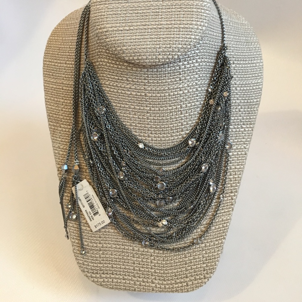 Kendra Scott Gunmetal Anastasia Necklace