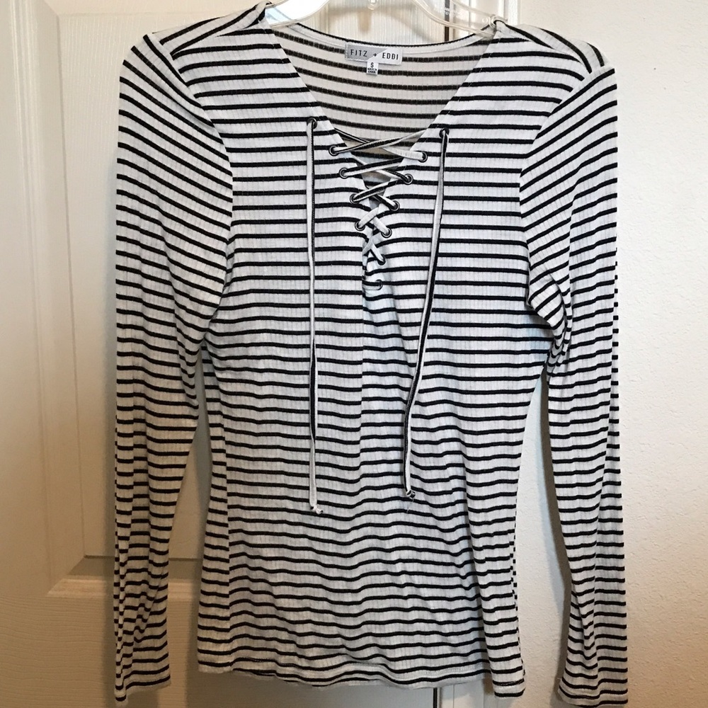striped long sleeve from The Buckle
