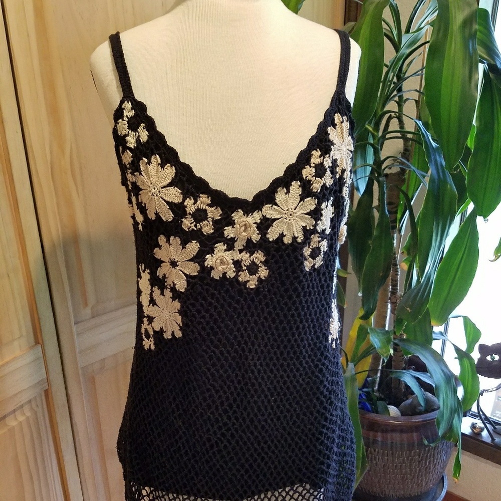 INC Embroidered Tank Top