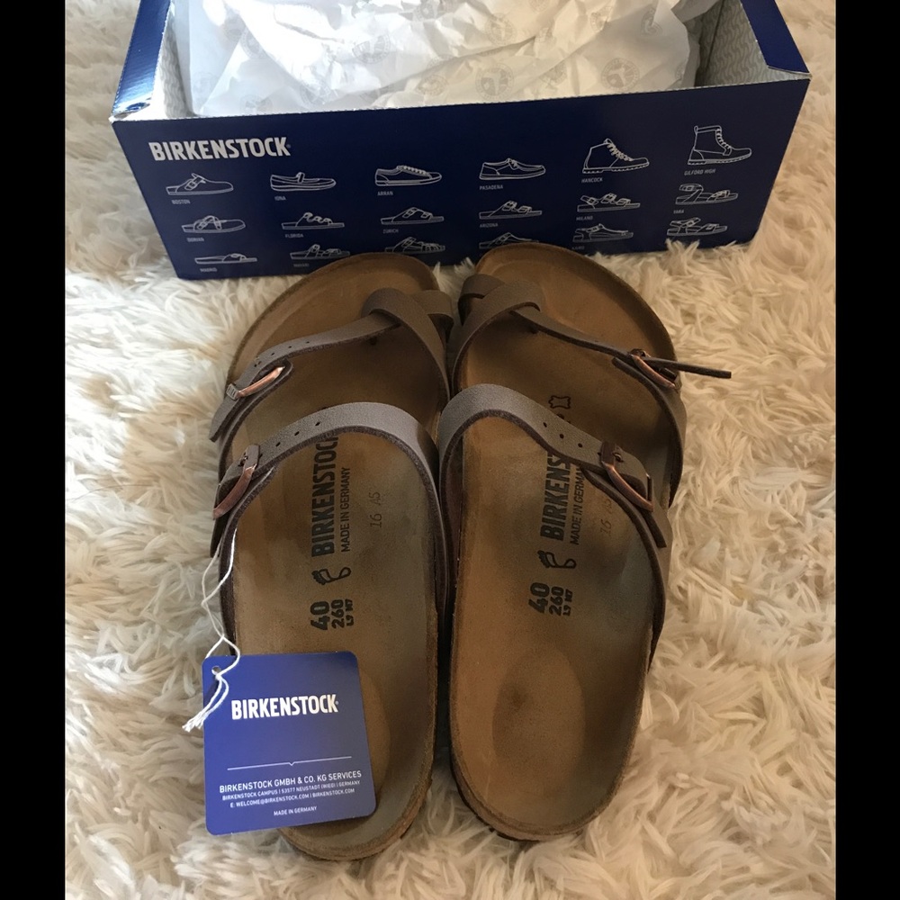 New with tags/box mocha Mayari birkenstocks