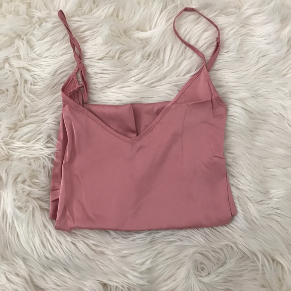 Classic Satin Rosy Pink Slip - Picture 3 of 5