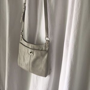 Beautiful COACH Taupe Crossbody bag purse stone Beautiful COACH Taupe Crossbody bag purse stone