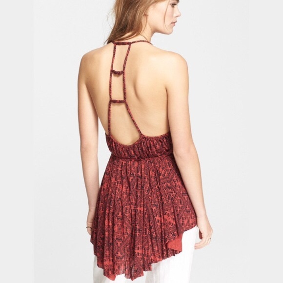 Free People Tops - Free People Double Dutch Strappy Print Tank.