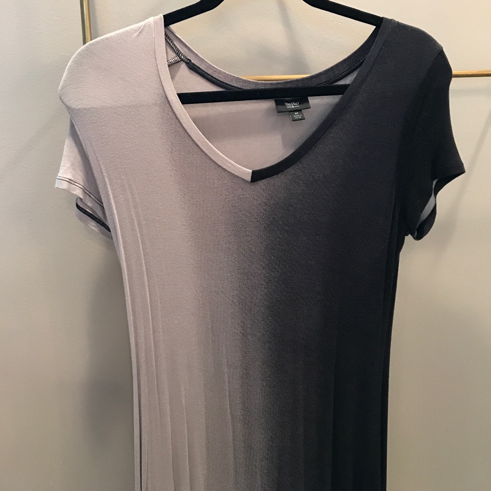 Mossimo ombré maxi t-shirt dress EUC
