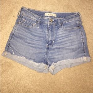 High waisted shorts