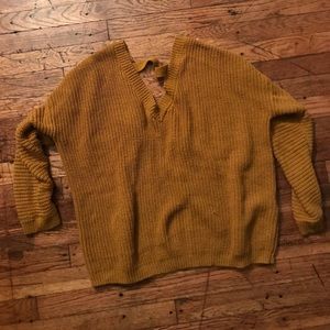 Chunky mustard sweater