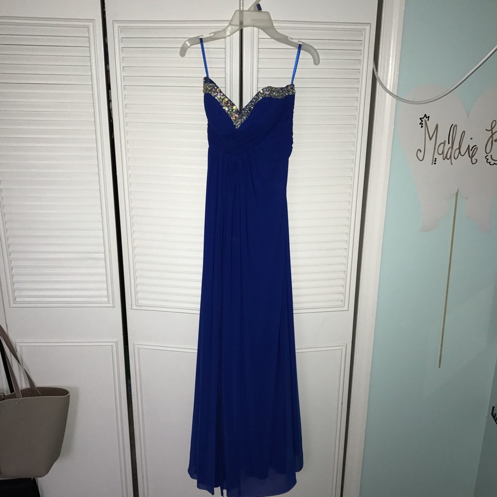 Royal Blue Evening Gown