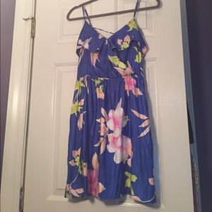 American Eagle silk floral dress