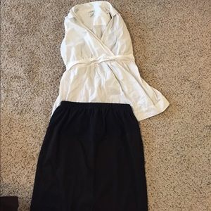 Maternity outfit- skirt and blouse top