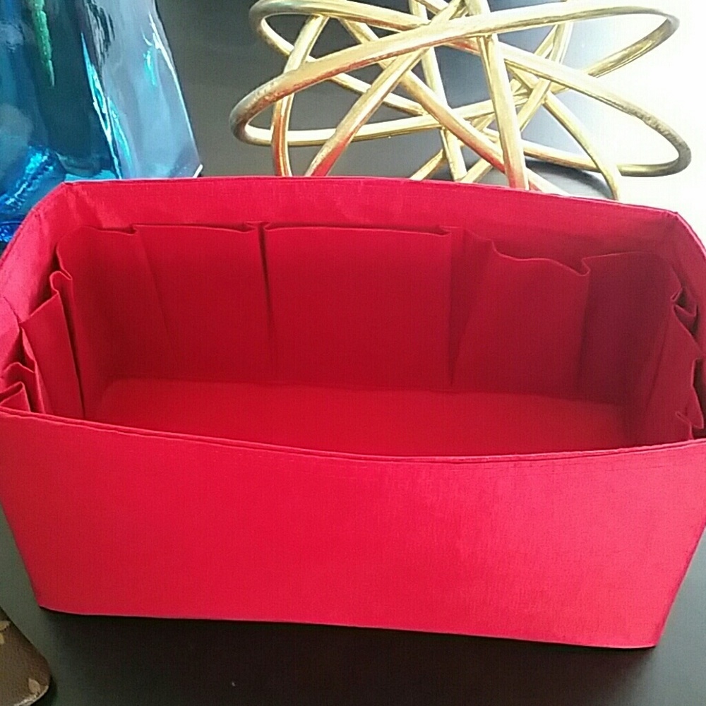 Red Purse Insert Organizer