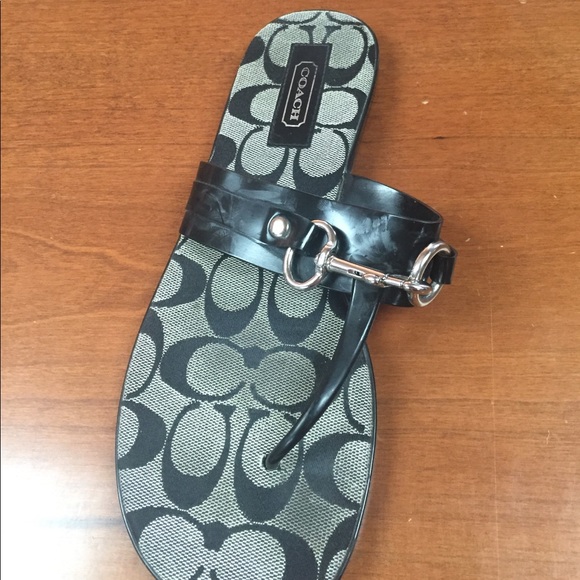 Coach leather sandals - Picture 2 of 4