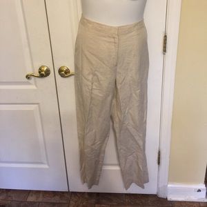 Ruby Rd. Women's Blush crush natural Linen pant 12