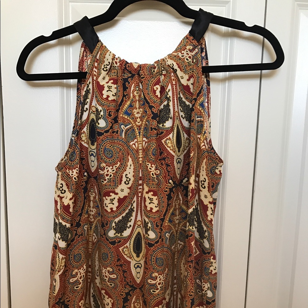 JCrew Silk Paisley Halter