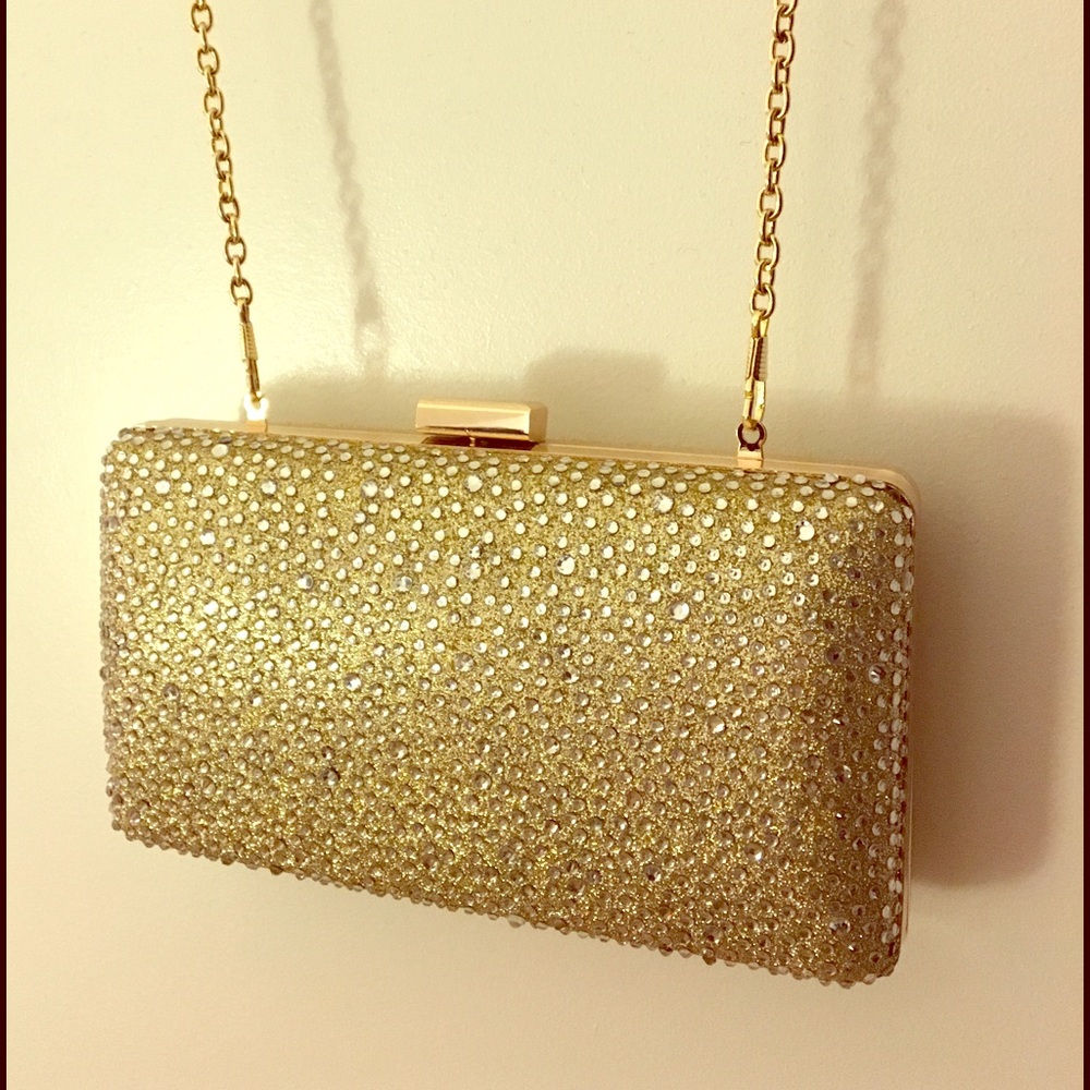 Gold Sparkle Clutch