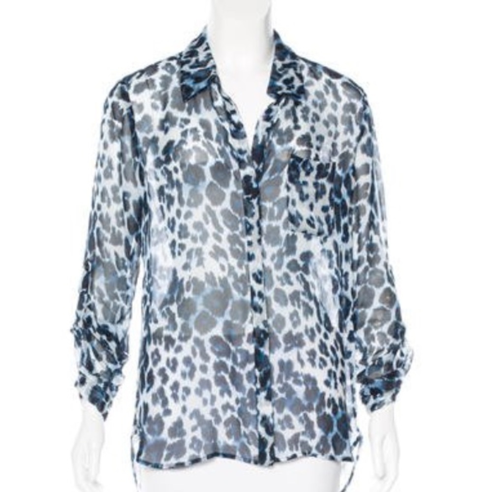 💸$5$10$15$20 SALE💸DVF Leopard Print Top