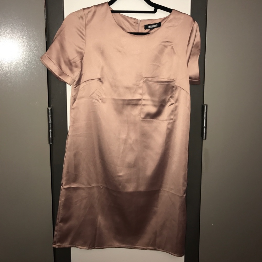 Nordstrom pinkish/nude sleeve dress