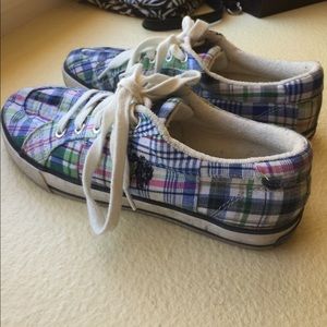 Cute plaid sneakers