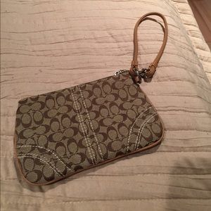 Authentic Coach wristlet