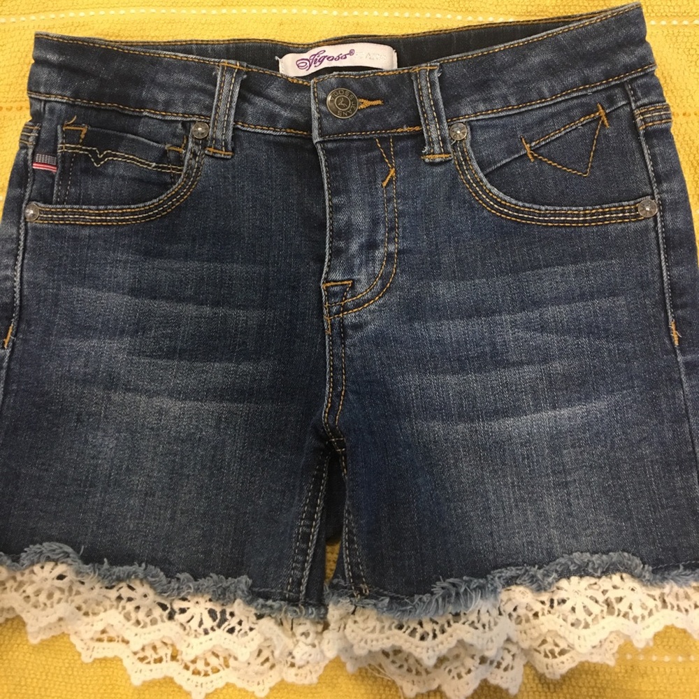 Girls jean shorts