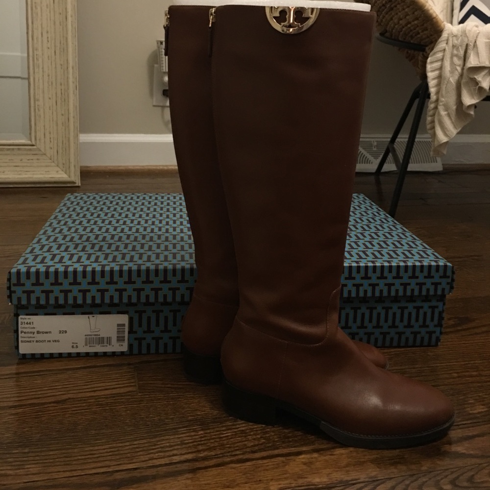 Tory Burch Penny brown Sidney Boot