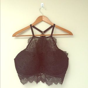 Victoria's Secret PINK High Neck Lace Bralette