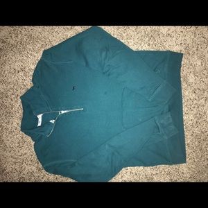 PINK victoria's secret pullover half zip