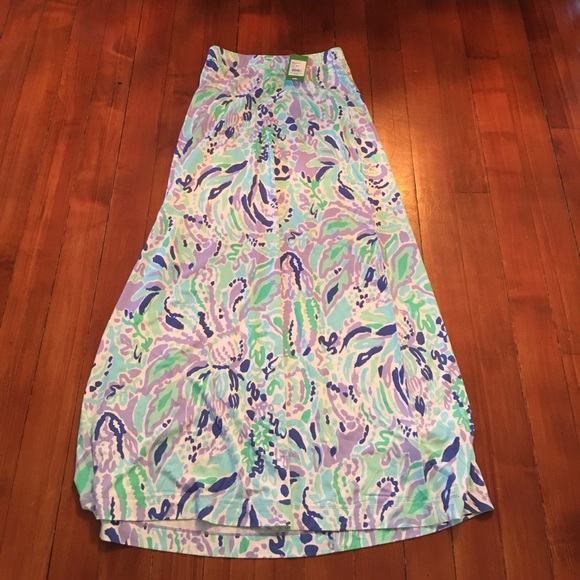 SOLD MAKE AN OFFER! NWT! Lilly Pulitzer maxi skirt - Picture 2 of 5