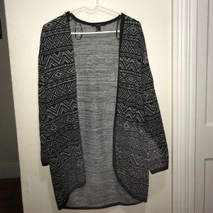 Tribal print cardigan/kimono
