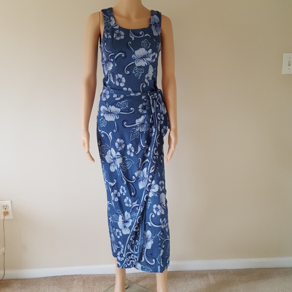 Faux wrap around dress size 4