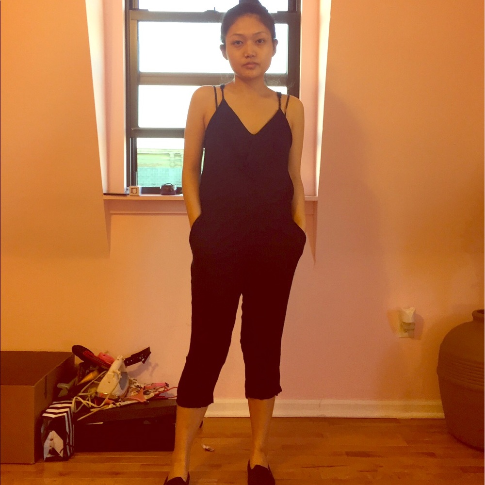 Dark navy romper